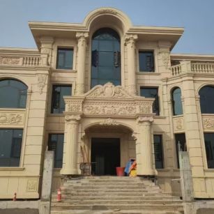 龙岩 黄金麻花岗岩别墅外墙干挂