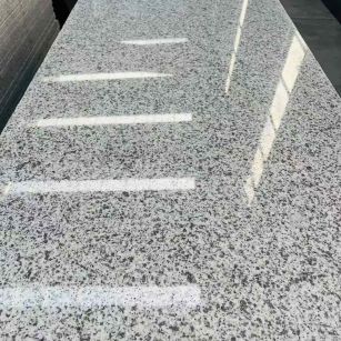 龙岩 白麻花岗岩光面毛板