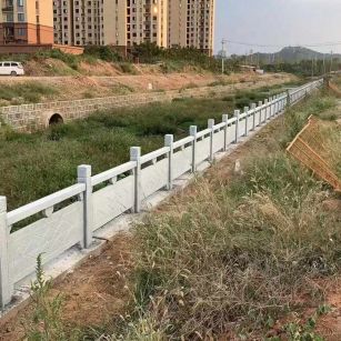 龙岩 白麻河道栏杆效果展示图