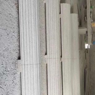 龙岩 花岗岩厂家带你看白麻花岗岩门楼大柱柱皮