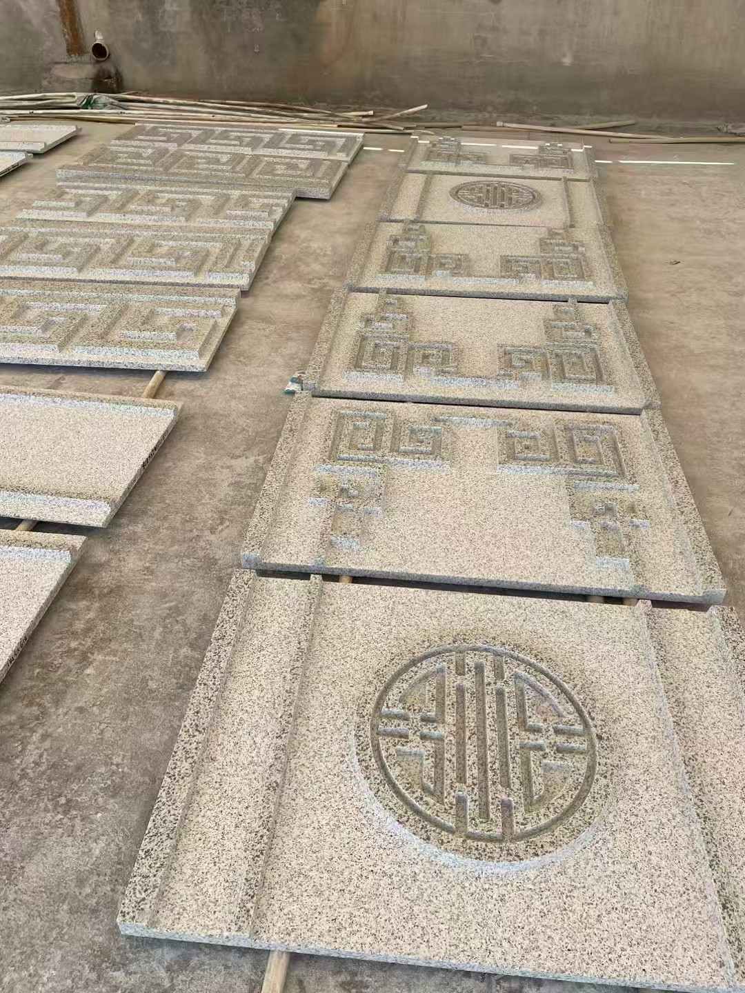 龙岩 白麻花岗岩外墙立面雕刻板