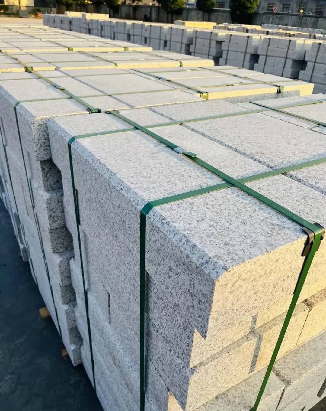 龙岩 白麻花岗岩路沿石，马路牙子，路缘石，平石，立缘石等