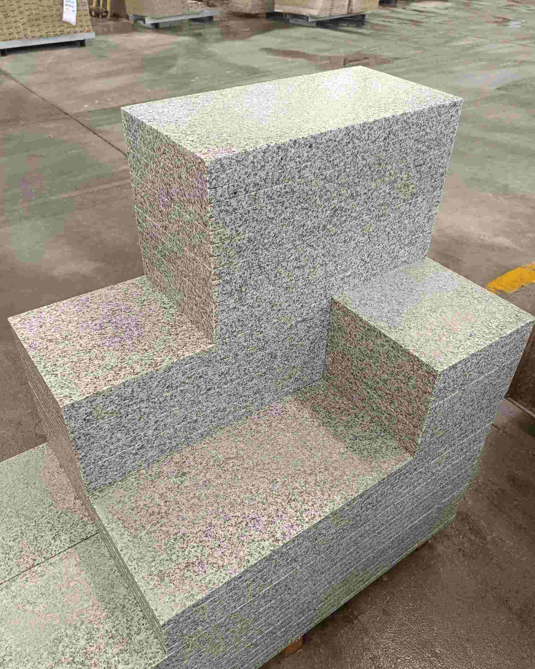 龙岩 白麻花岗岩荔枝面地铺石