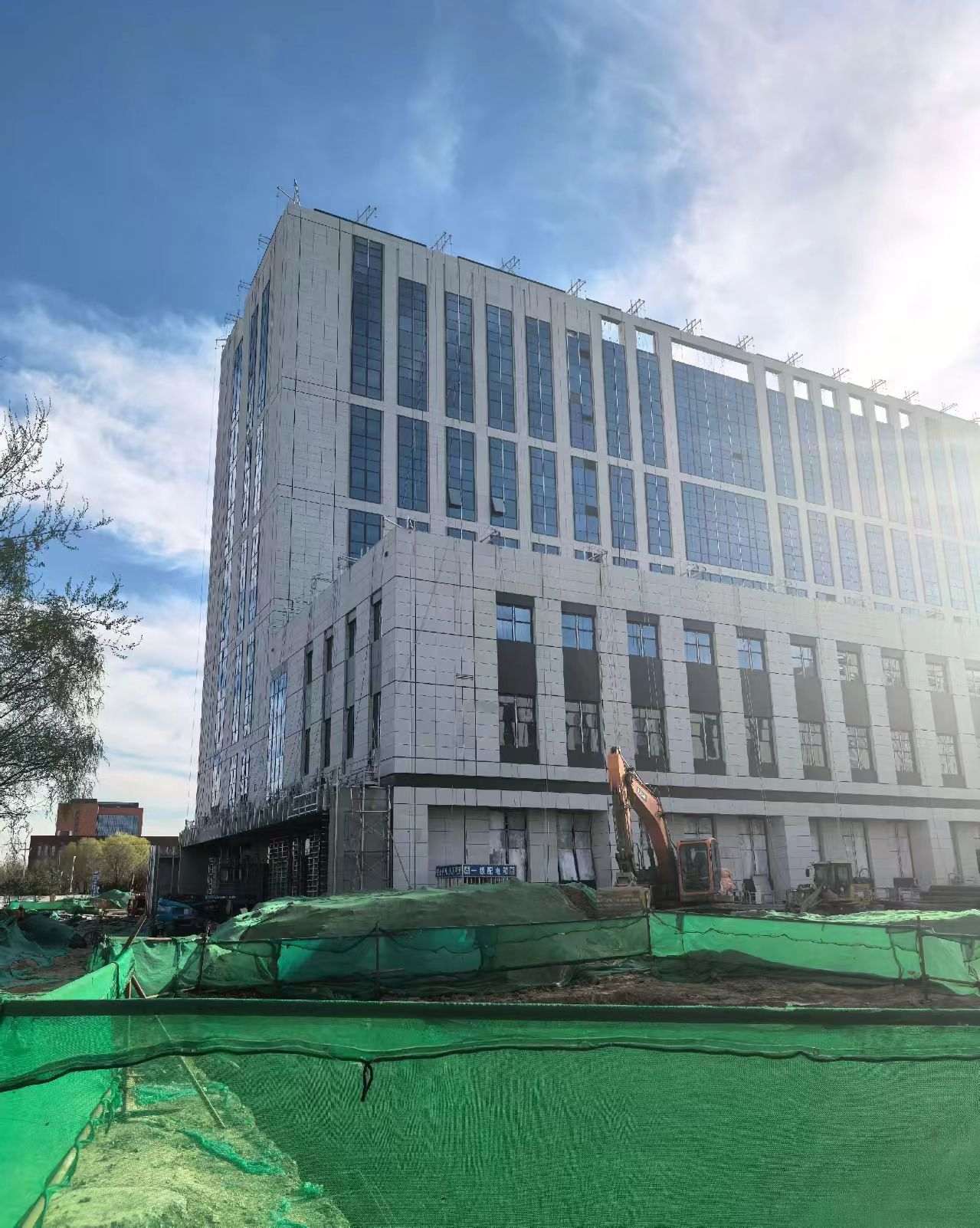 龙岩 白麻花岗岩石材外墙干挂