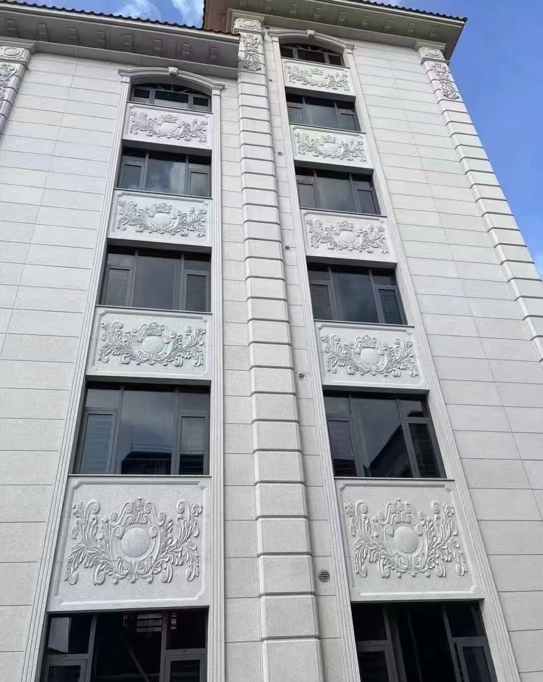 龙岩 白麻荔枝面花岗岩别墅外墙干挂